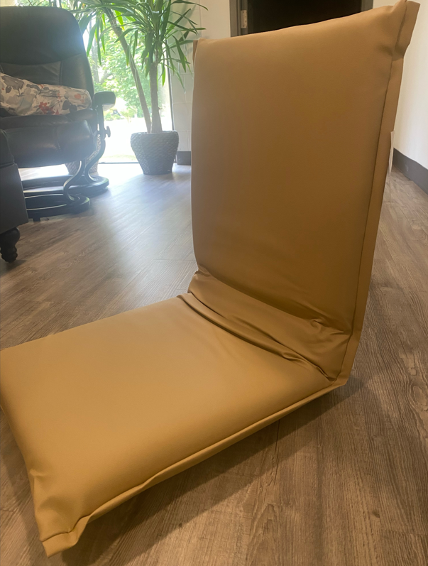 Half Moon Vegan Leather Meditation Chair - Main Image