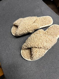 Slippers Tan  Size 38-39