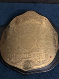 GOLDBERG Signed Big Gold Heavyweight Championship Belt