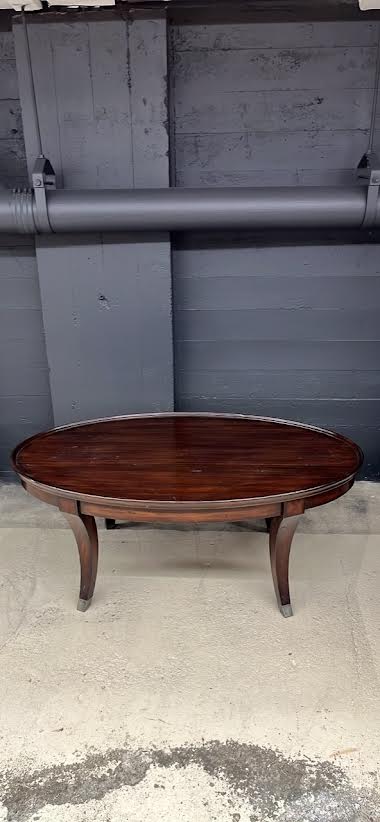 Table 3 – Oval Cocktail Antiqued Finish