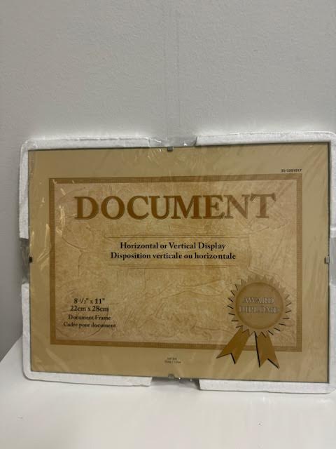 Frame for Document
