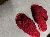 Slippers Burgundy  Size 40-41