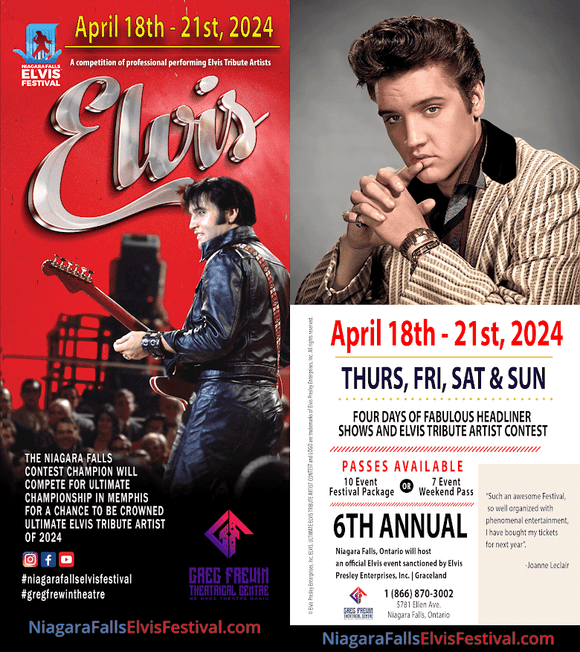 Weekend  Pass for Niagara Falls Elvis Festival 2024