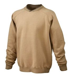 Crossover Crewneck Sweatshirt - Tan -X Large