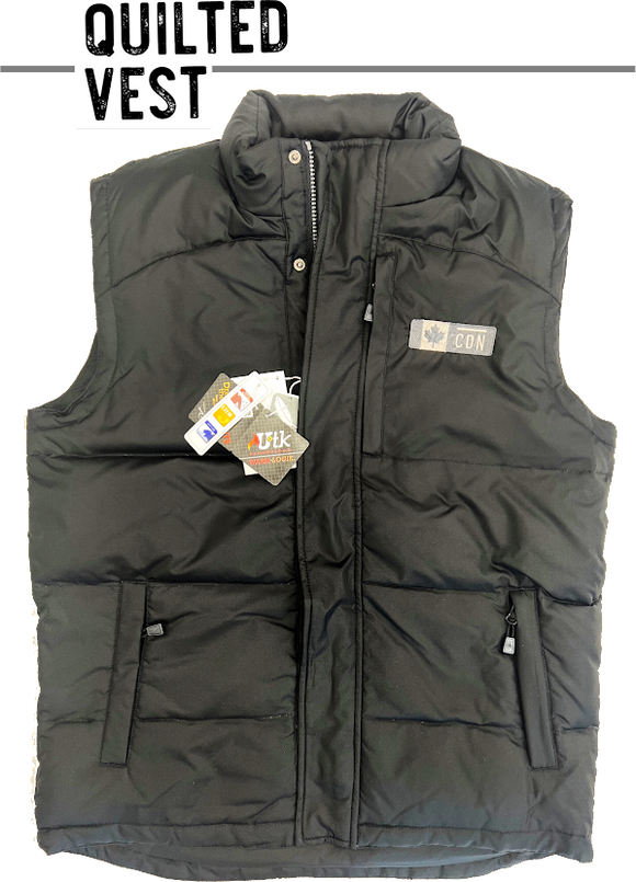 North End Quilted  Vest Unisex  Small