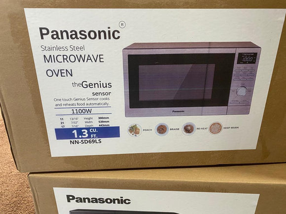 1200 watt white microwave