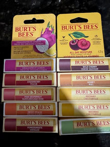 10 Burt bees Moisturizing Lip Balm