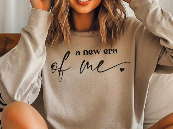 Crew Neck Sweater - A New Era of Me     2XLarge