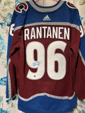 Mikko Rantanen #96  Signed Colorado Avalanche Assistant Captain  Authentic Adidas Jersey w/Fight Strap