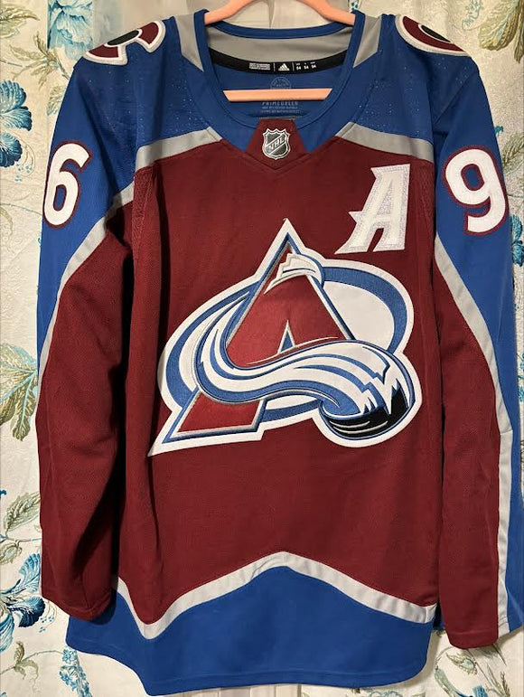 Mikko Rantanen #96  Signed Colorado Avalanche Assistant Captain  Authentic Adidas Jersey w/Fight Strap