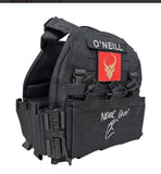 Robert O'Neill Signed Navy SEAL Team 6 "Night Raid" Tactical Vest Inscribed "Never Quit!" (PSA)