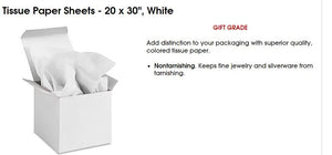 Tissue Paper Sheets 20 x 30"  White