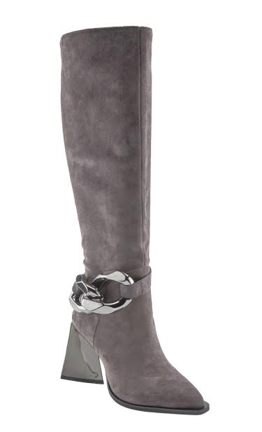 Azure ettajay suede in grey size 8