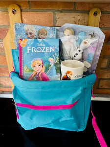 Girls Frozen Gift Basket