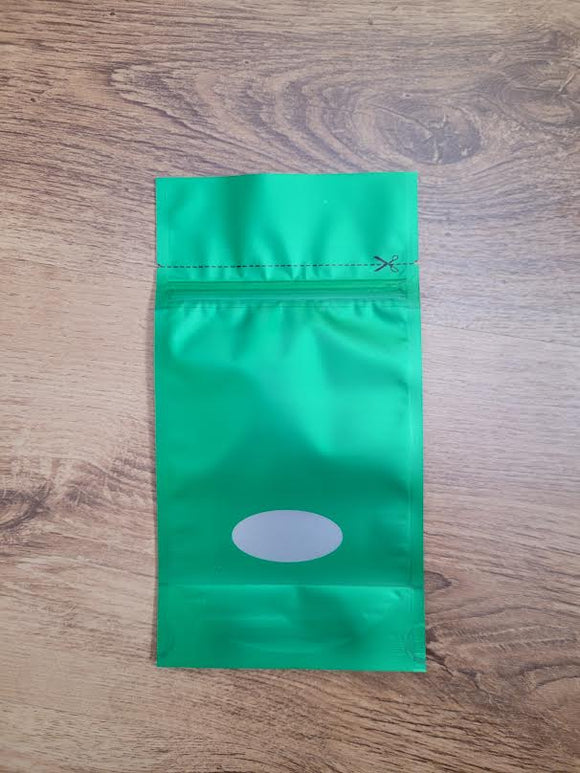 Green Food Safe Bag 75g/ 3oz