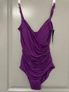Jantzen One Piece Bathing Suit - Purple  Size 14