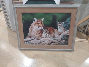 Cougar Family by Debra Ireland