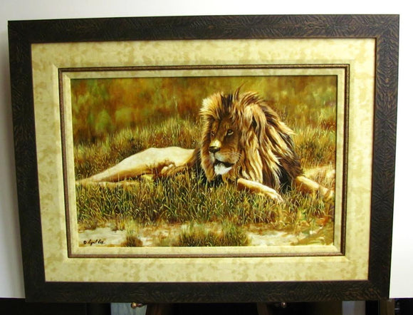 Resting Lion by Cyril Cox