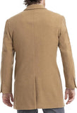 Calvin Klein Wool Blend Coat | Camel  Size 42R