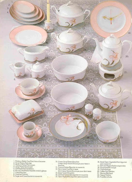 Hand Made Bavarian German Fine Porcelain China - 8 place settings