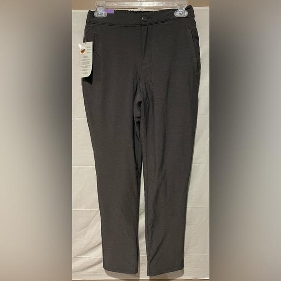 Womens Grey Windproof Lined Pants  XSmall