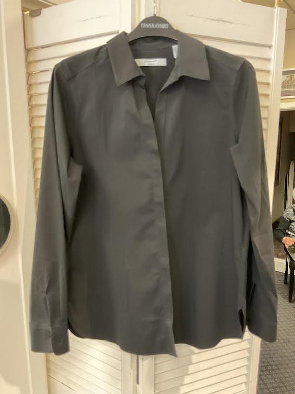 Foxcroft cotton shirt in black  size 10