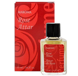 One 10ml bottle of Rose Attar Perfume Oil-