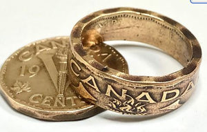 Canada Victory Nickel 1943 Coin Ring