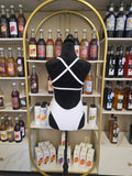 White Strappy Body Glove One Piece - XS