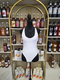 White Strappy Body Glove One Piece - XS