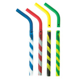 GreenPaxx Silicone 2-piece Reusable Straws - Rocket Blue (pack of 4)