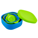 Lunchbots Nested Bowl Set Bitty - Blue/Green