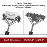 Valore 16″ Bristle Free BBQ Grill Brush and Scraper