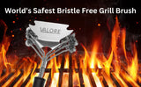 Valore 16″ Bristle Free BBQ Grill Brush and Scraper