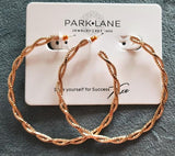 Park Lane Wrangler Hoops – gold finish