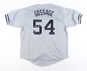 Goose Gossage Signed Jersey  09-024