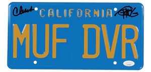 Signed "Up in Smoke" License Plate  09-015