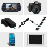 Koolatron 12V AC/DC Cell Phone Charger w/ USB Adapter Set