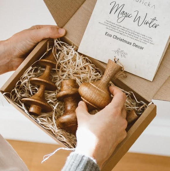 Handcrafted Wood Ornaments