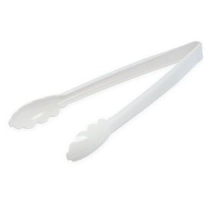 Plastic Utility Tongs 12" White