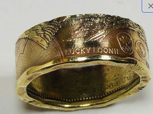 Canada Lucky Loonie Coin Ring