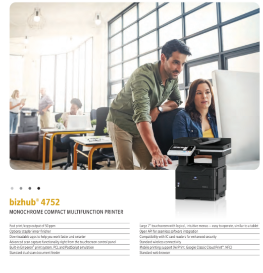 bizhub® 4752 Monochrome (refurb)