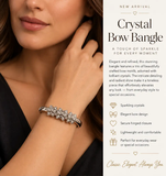Crystal Bow Bangle