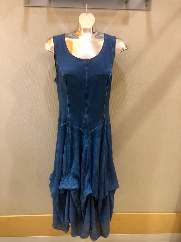 Denim Bubble Dress - 1X