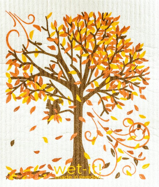 Fall Tree Wet-it! Swedish Sponge Cloth