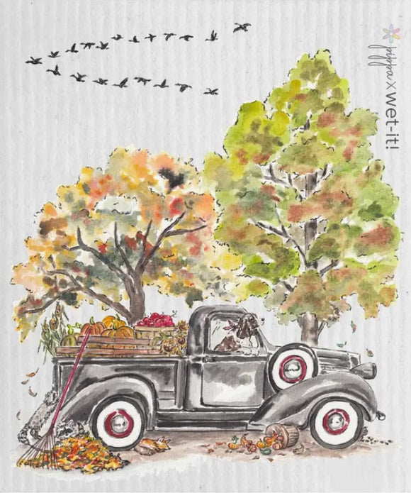 Fruitful Fall  Wet-it! Swedish Sponge Cloth