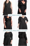 Iris Maxi Dress Charcoal Grey M/L (8-14)