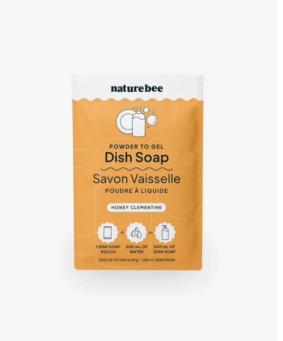Honey Clementine Powder to Gel Dish Soap