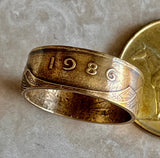 Ireland 20 Pence Coin Ring