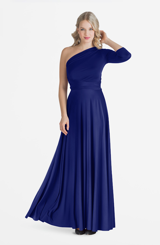 Iris Maxi Dress Royal Blue 1X/2X (14-18)